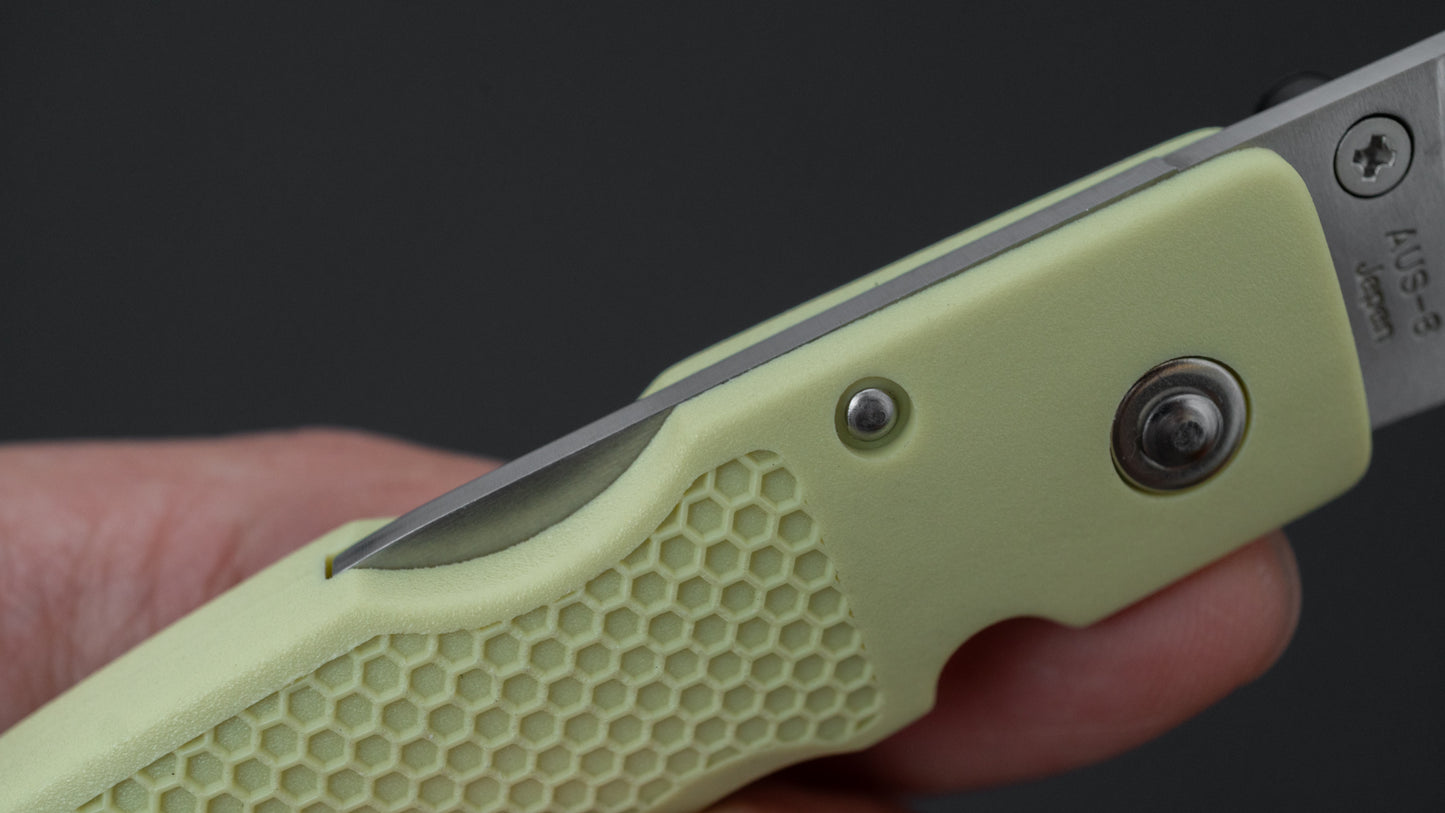 MOKI Coupe Folding Knife Grilon Handle (Cream Green)