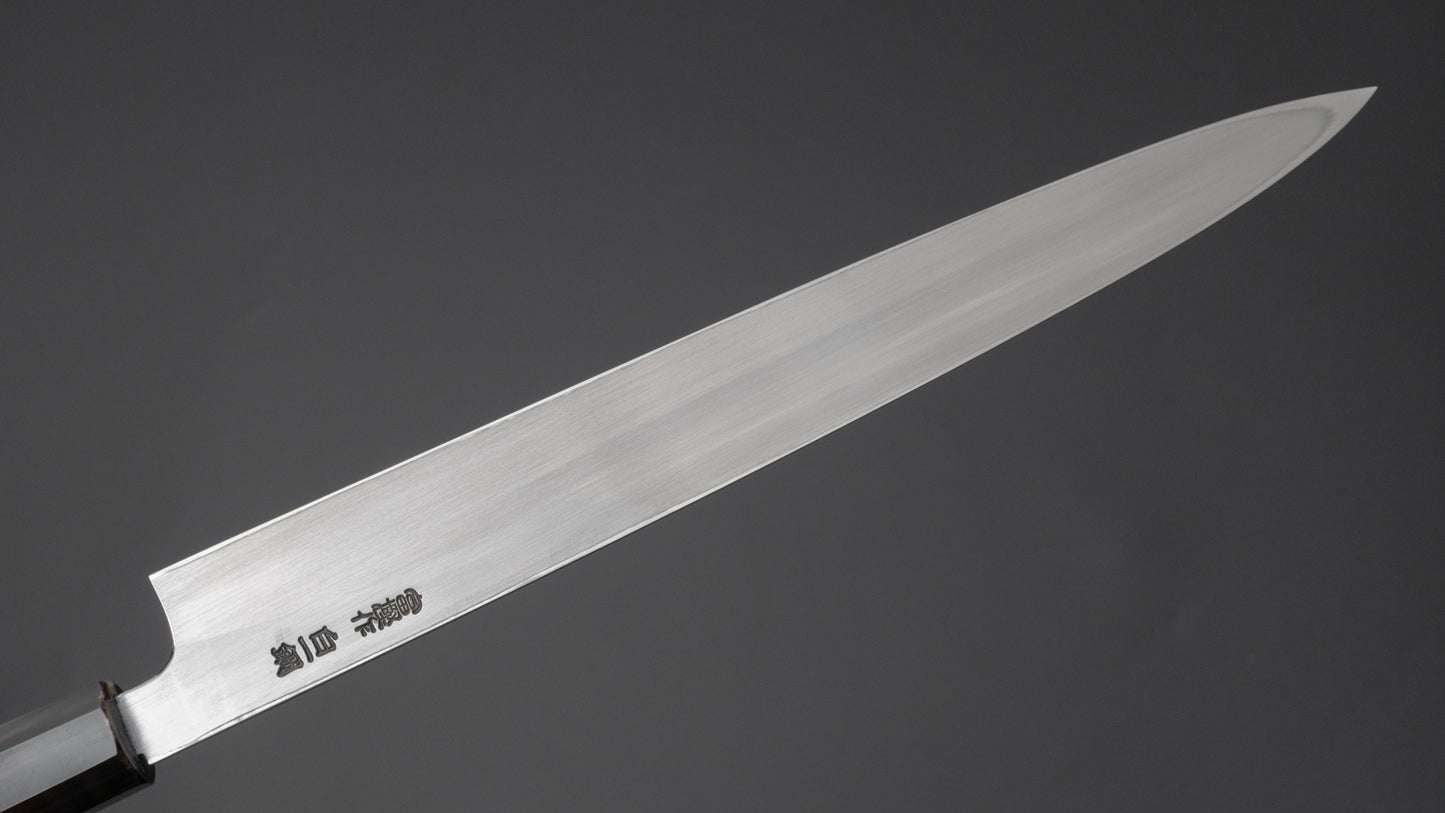 Hitohira Togashi White #1 Tachi Yanagiba 270mm Ebony Handle (Saya)