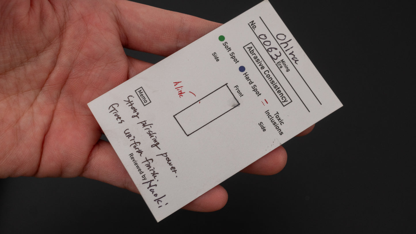 Hitohira Geplukte Ohira Natuursteen (Nr. 0063)