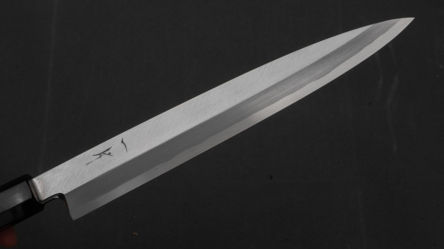 Hitohira Kikuchiyo Manzo Blue #2 Yanagiba 210mm Ho Wood Handle (Saya)