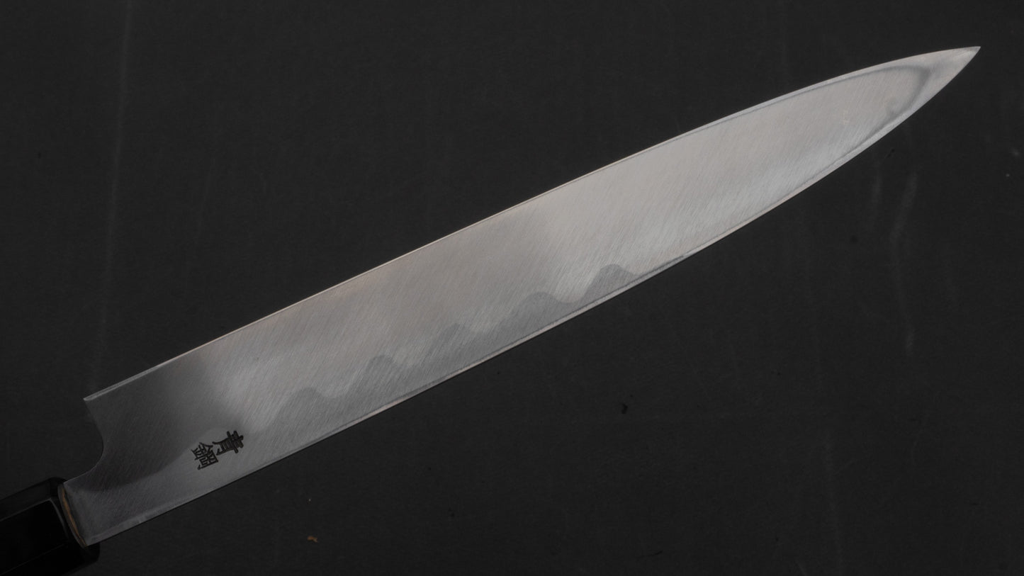 Hitohira Kikuchiyo Manzo Blue #2 Yanagiba 210mm Ho Wood Handle (Saya)