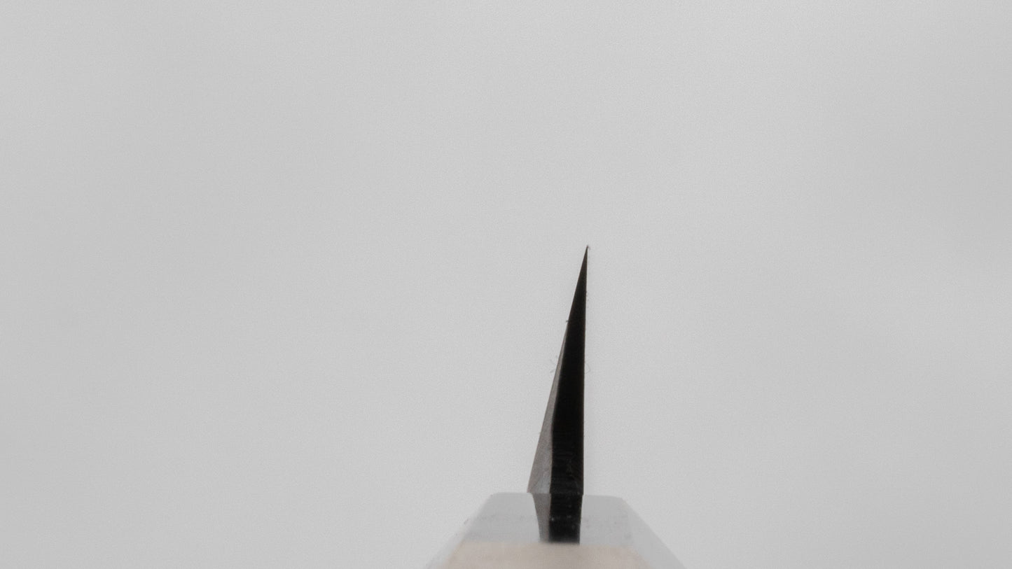 Hitohira Kikuchiyo Manzo Blue #2 Yanagiba 210mm Ho Wood Handle (Saya)