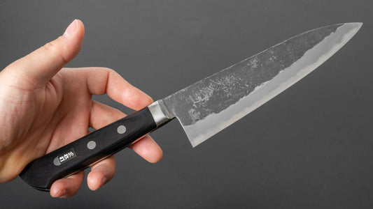 Morihei Hisamoto Kurouchi White #1 Gyuto 180mm Pakka Handle (Fine Finish)