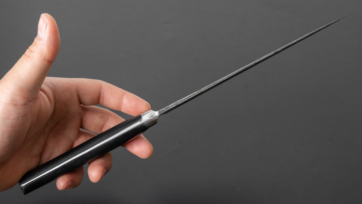 Morihei Hisamoto Kurouchi White #1 Gyuto 180mm Pakka Handle (Fine Finish)