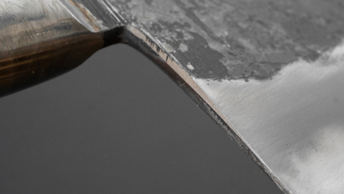 Morihei Hisamoto Kurouchi White #1 Gyuto 180mm Pakka Handle (Fine Finish)