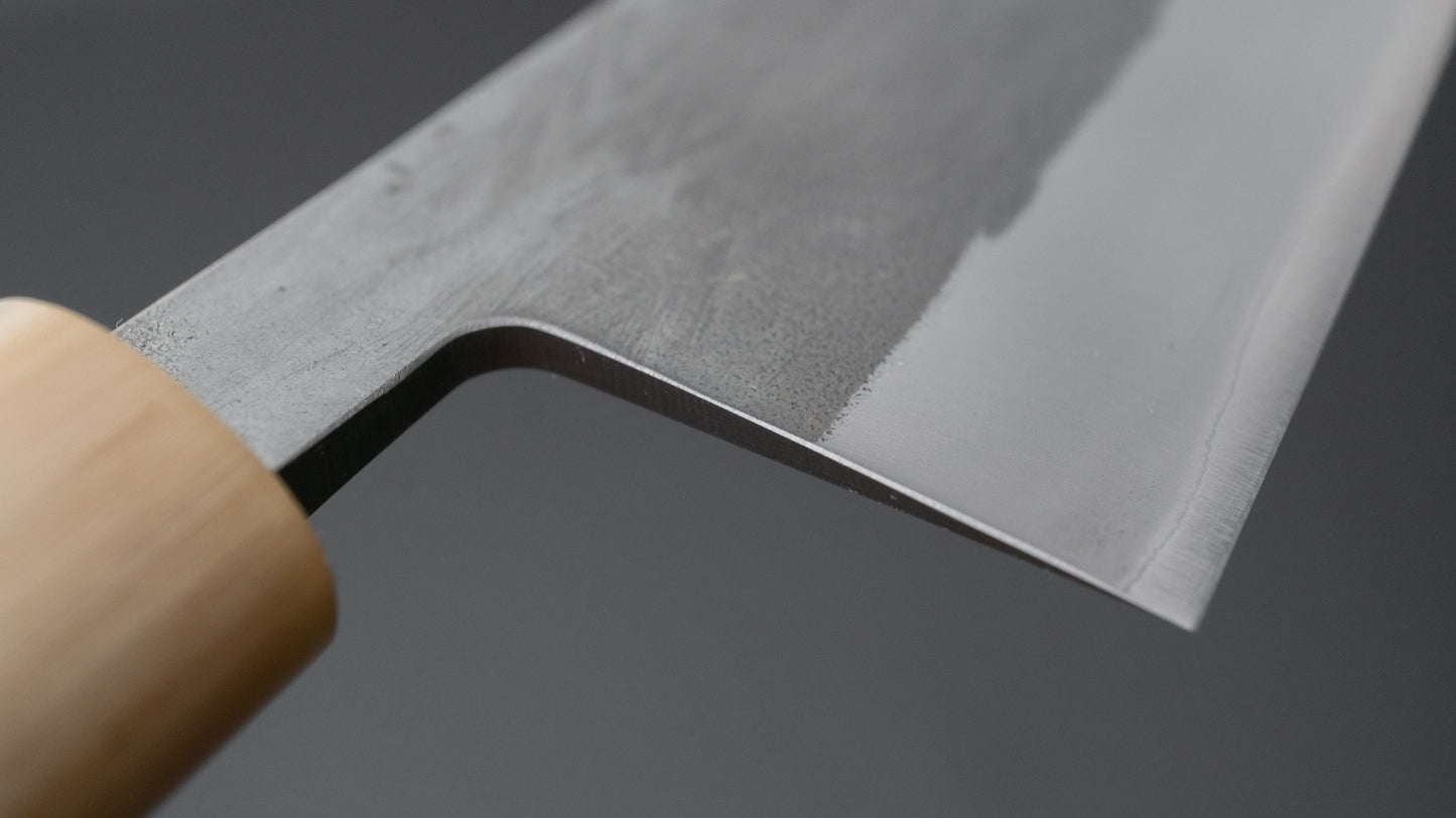 Hitohira TD Blue #2 Stainless Clad Kurouchi Bunka 170mm Ho Wood Handle (D-Shape)