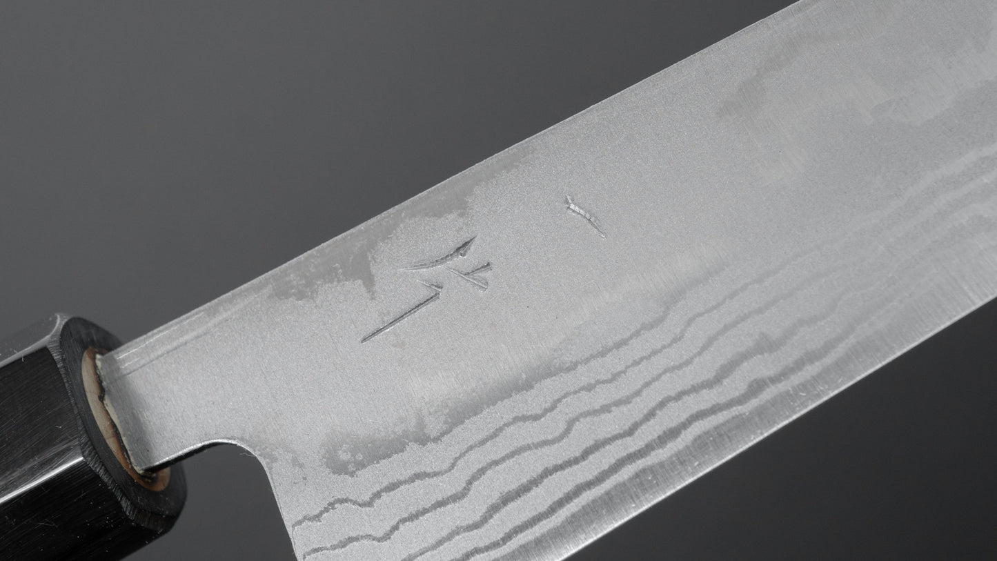 Hitohira GR Blue #2 Damascus Petty 135mm Ho Wood Handle