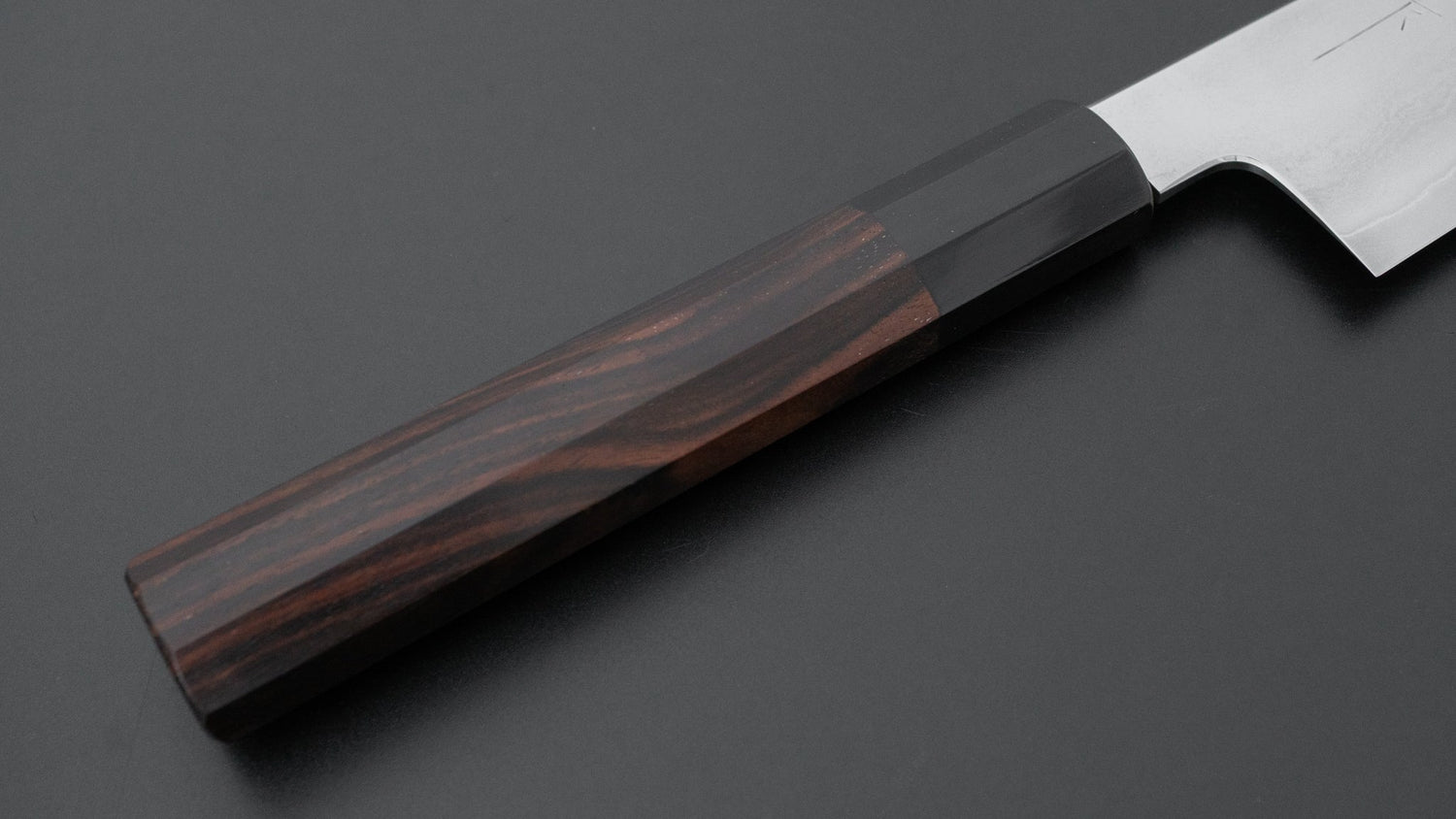 Tetsujin Silver #3 Metal Flow Gyuto 210mm Taihei Makassar Ebony