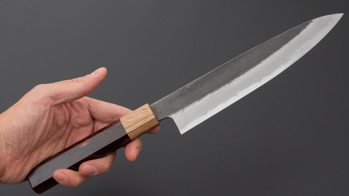 Hitohira Hinode Nashiji White #2 Stainless Clad Sujihiki 210mm Wood Handle