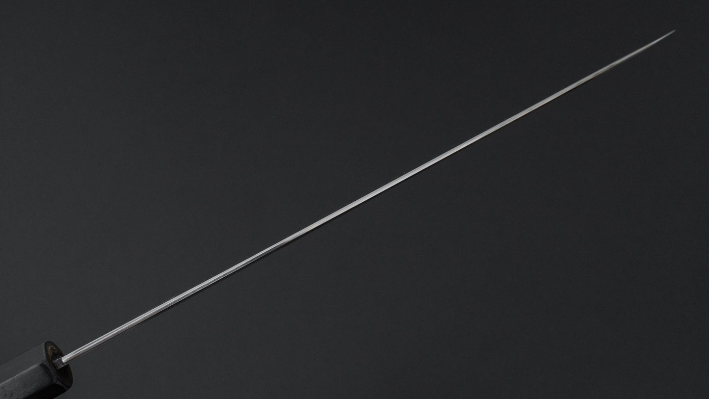 Tetsujin Silver #3 Metal Flow Gyuto 240mm Taihei Makassar Ebony Handle