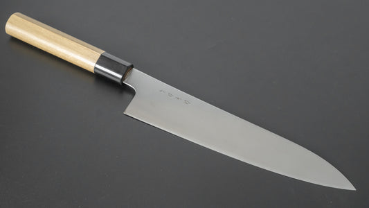 Hitohira KH Stainless Gyuto 210mm Ho Wood Handle (D-Shape)