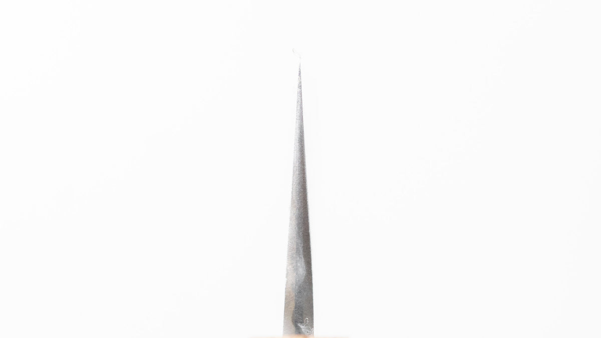 Hitohira Hinode Nashiji White #2 Stainless Clad Sujihiki 240mm Wenge Handle