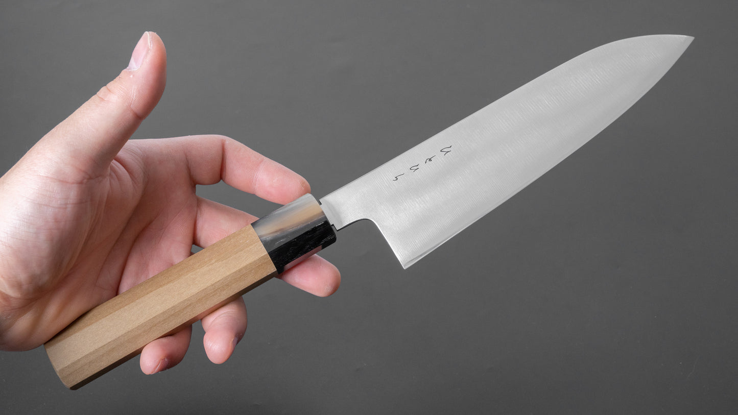 Hitohira KH Stainless Santoku 180mm Ho Wood Handle (Octagonal)