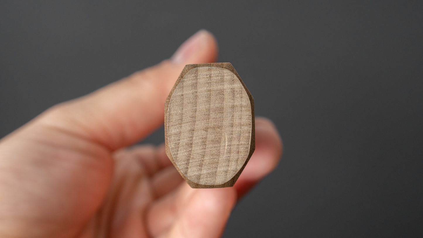 Hitohira KH Stainless Santoku 180mm Ho Wood Handle (Octagonal)