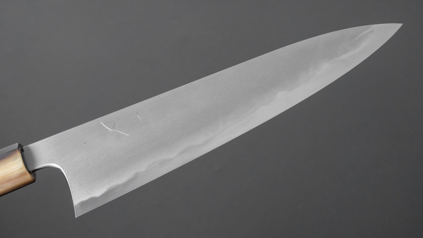 Hitohira Tanaka Yohei Blue #1 Kasumi Gyuto 210mm Ebony Handle