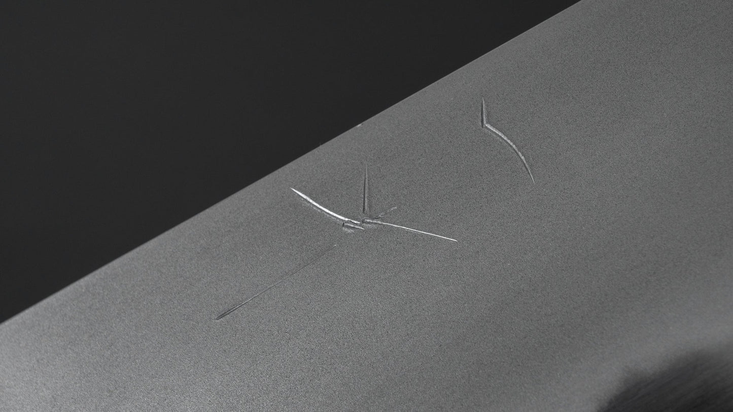 Hitohira Tanaka Yohei Blue #1 Kasumi Gyuto 210mm Ebony Handle