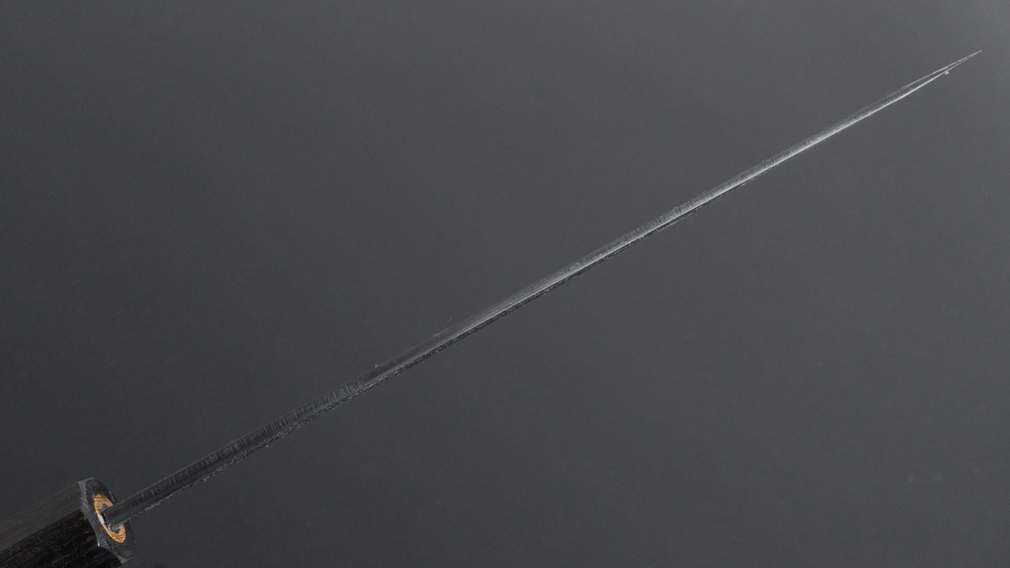 Hitohira Tanaka Kyuzo Blue #1 Kurouchi Gyuto 210mm Yakusugi Cedar Handle