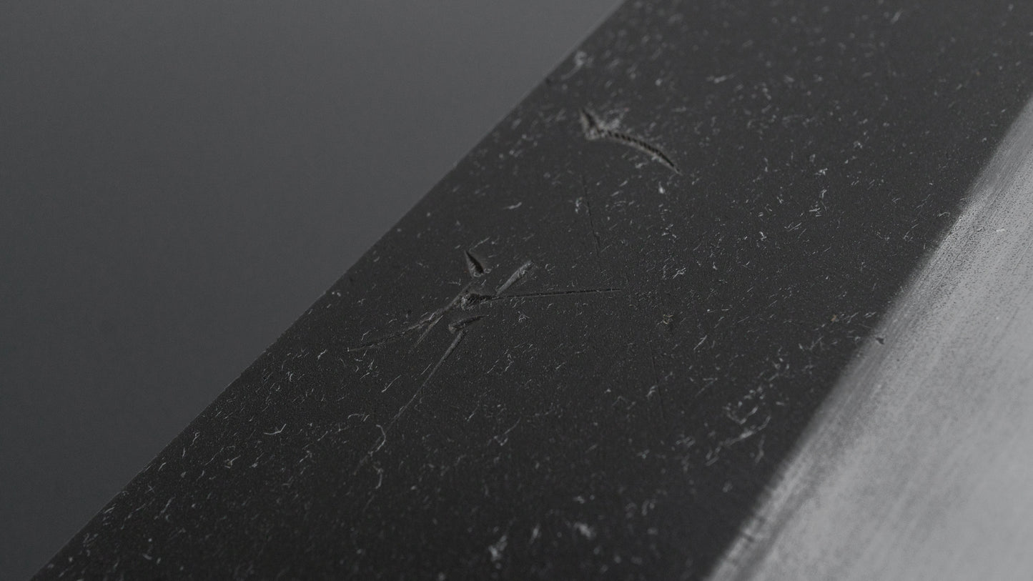 Hitohira Tanaka Kyuzo Blue #1 Kurouchi Gyuto 210mm Yakusugi Cedar Handle