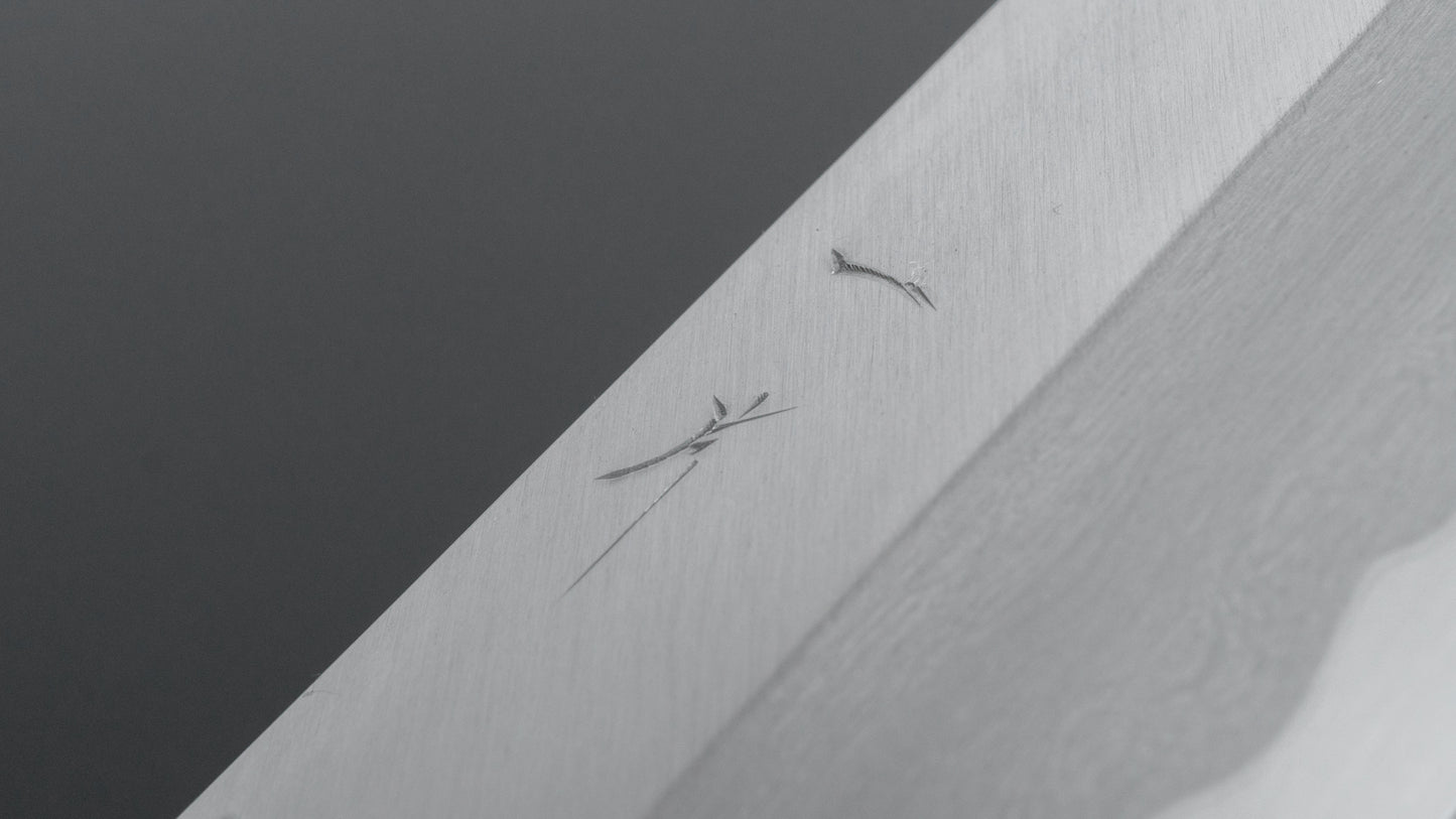 Hitohira Kikuchiyo Manzo White #3 Kamagata Usuba 180mm Ho Wood Handle (D-Shape)