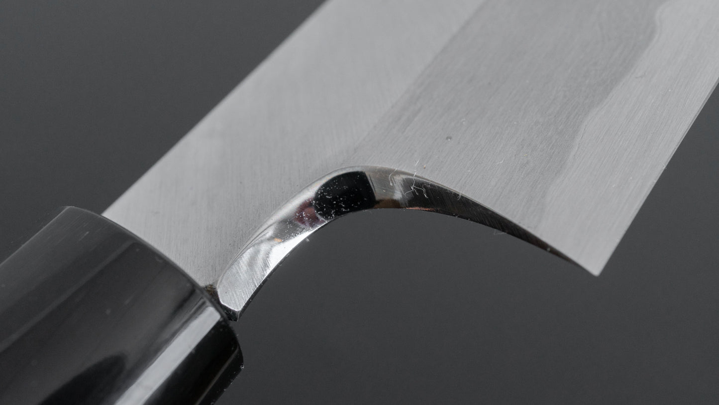 Hitohira Kikuchiyo Manzo White #3 Kamagata Usuba 180mm Ho Wood Handle (D-Shape)