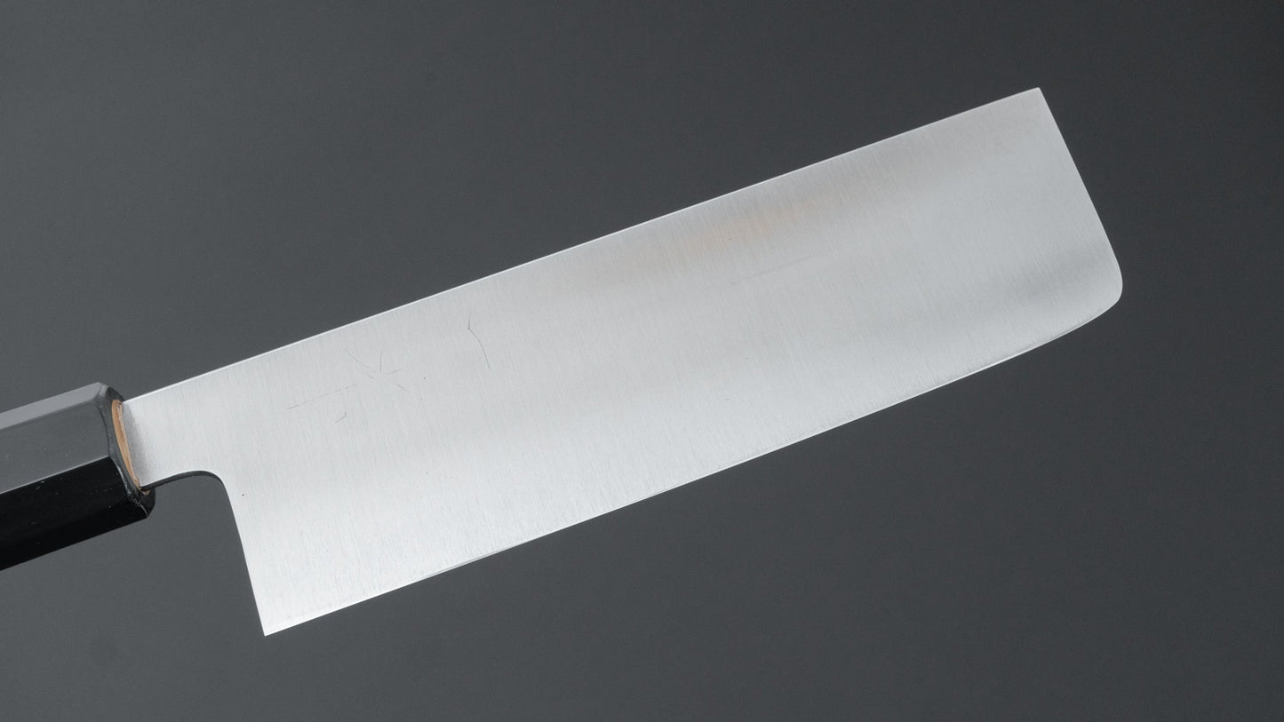 Hitohira Ashi Zweedse roestvrijstalen Nakiri 165 mm Ho-houten handvat