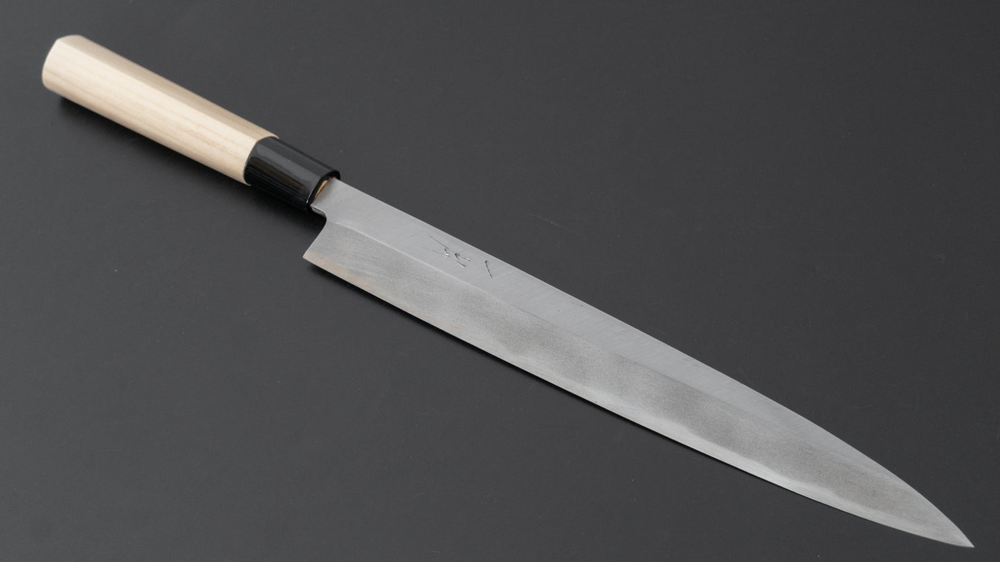 Hitohira Blue Steel Yanagiba 240mm Poplar Handle