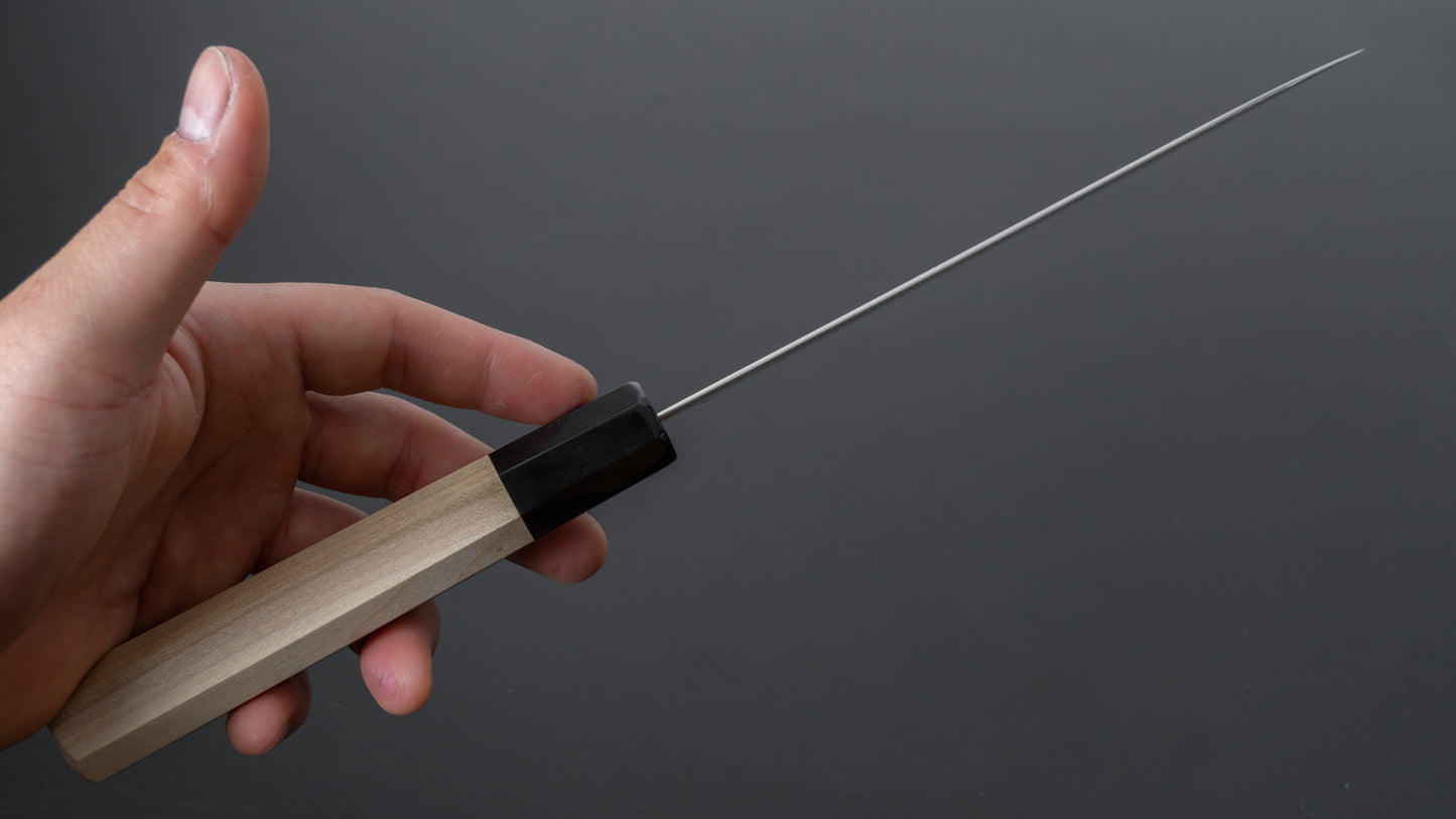 Hitohira Ashi Zweedse roestvrijstalen Santoku 165 mm Ho-houten handvat