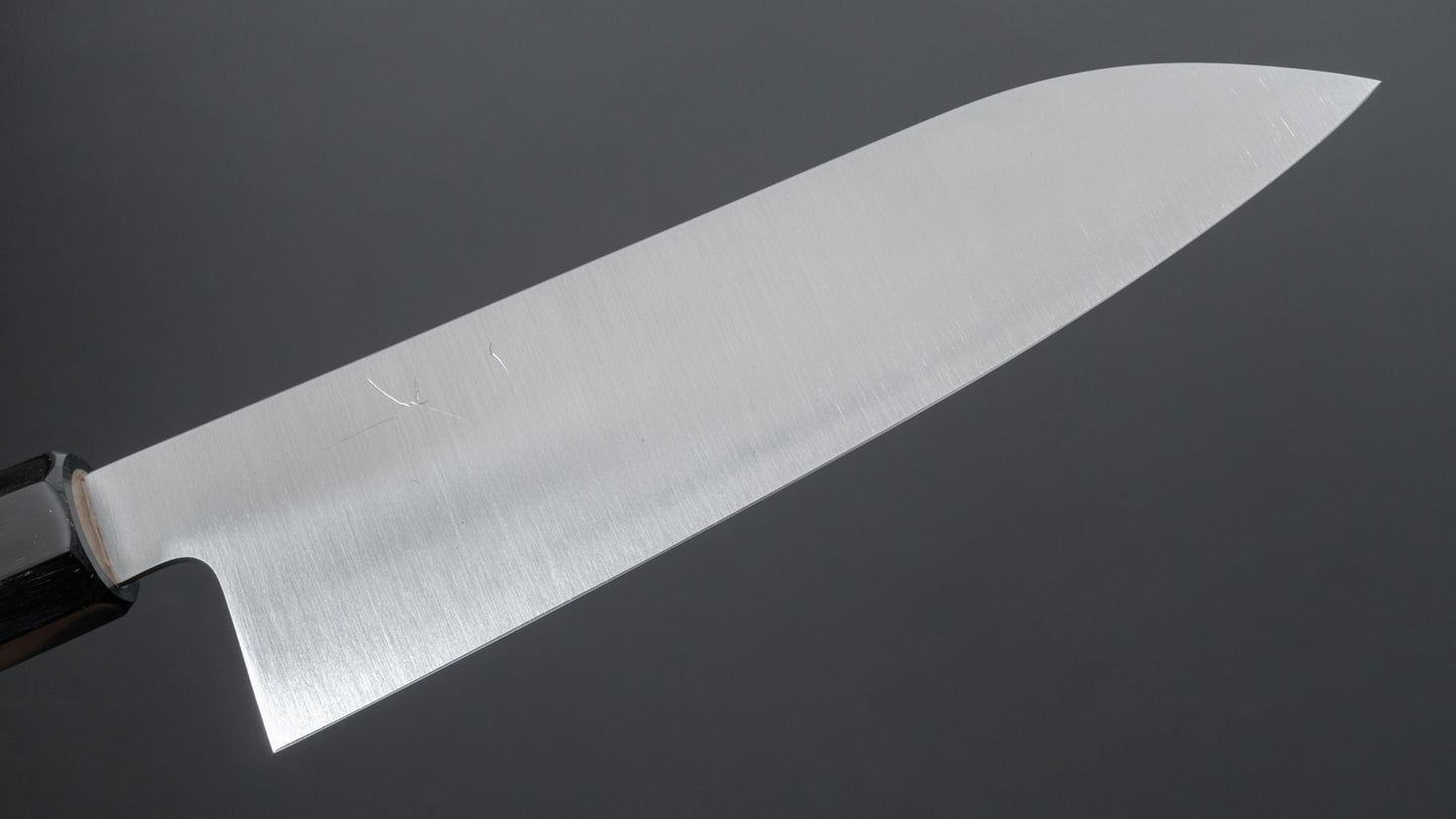 Hitohira Ashi Zweedse roestvrijstalen Santoku 165 mm Ho-houten handvat