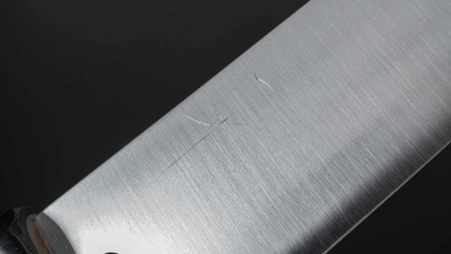 Hitohira Ashi Zweedse roestvrijstalen Santoku 165 mm Ho-houten handvat