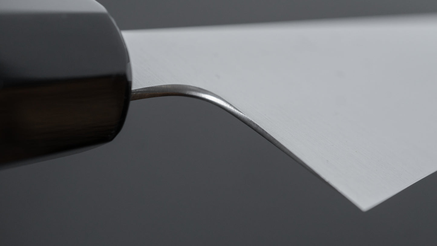 Hitohira Ashi Zweedse roestvrijstalen Santoku 165 mm Ho-houten handvat