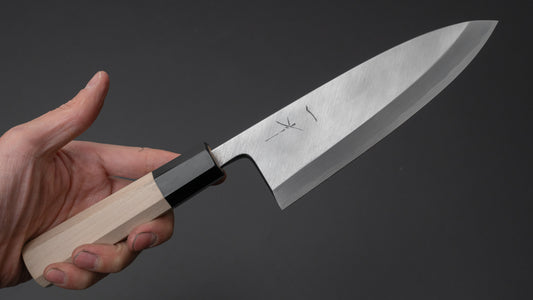 Hitohira Tanaka Manzo White #2 Deba 150mm Ho Wood Handle (Saya)