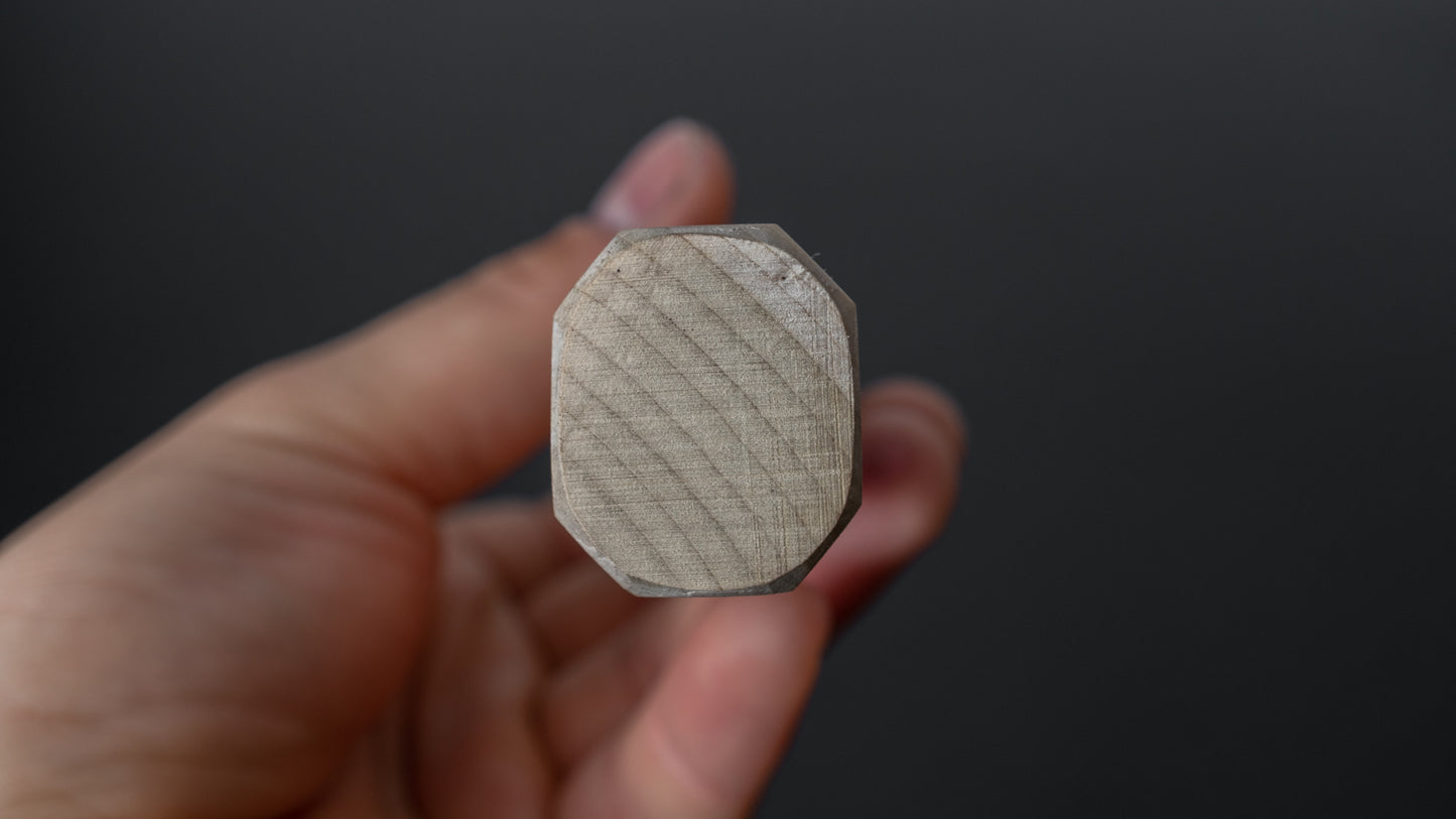 Hitohira Ashi Zweedse roestvrijstalen Santoku 165 mm Ho-houten handvat