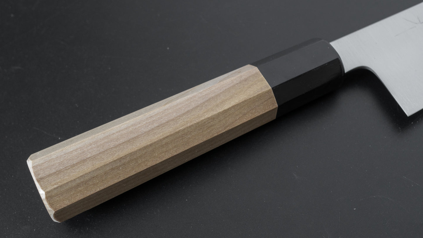 Hitohira Ashi Zweedse roestvrijstalen Santoku 165 mm Ho-houten handvat