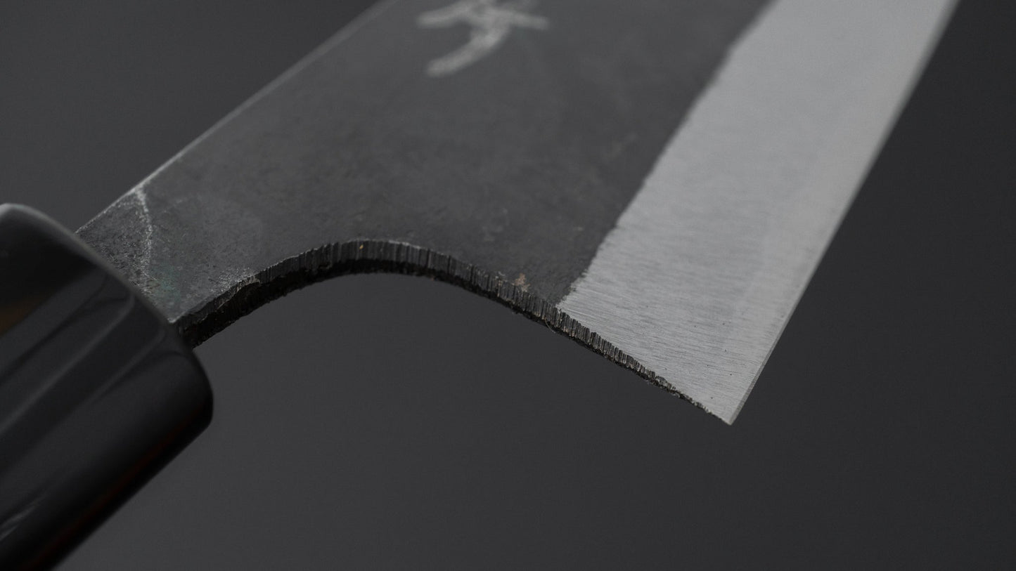 Hitohira Onihiro White #1 Funayuki 120mm Ho Wood Handle (D-Shape)