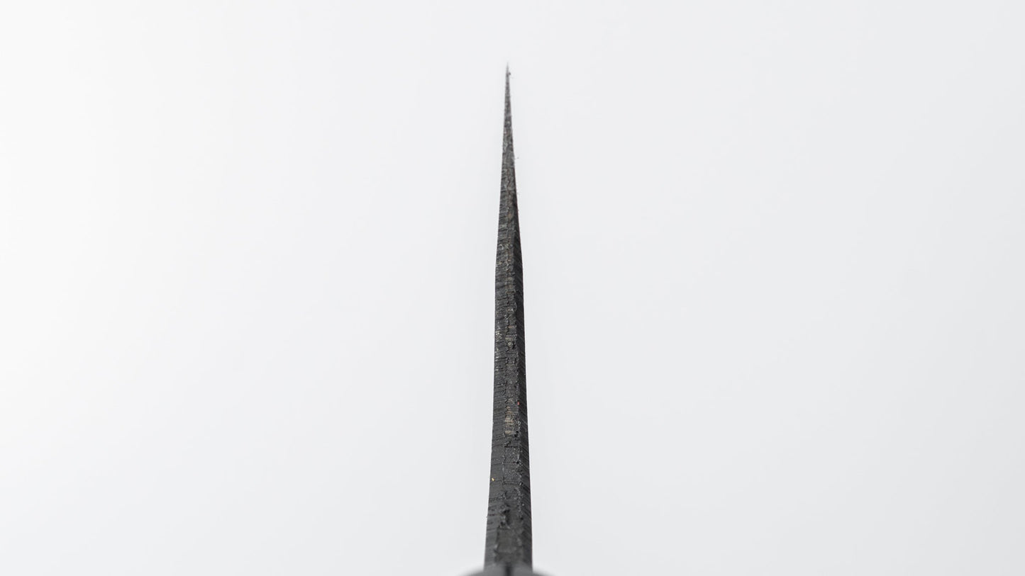 Hitohira Onihiro White #1 Funayuki 120mm Ho Wood Handle (D-Shape)