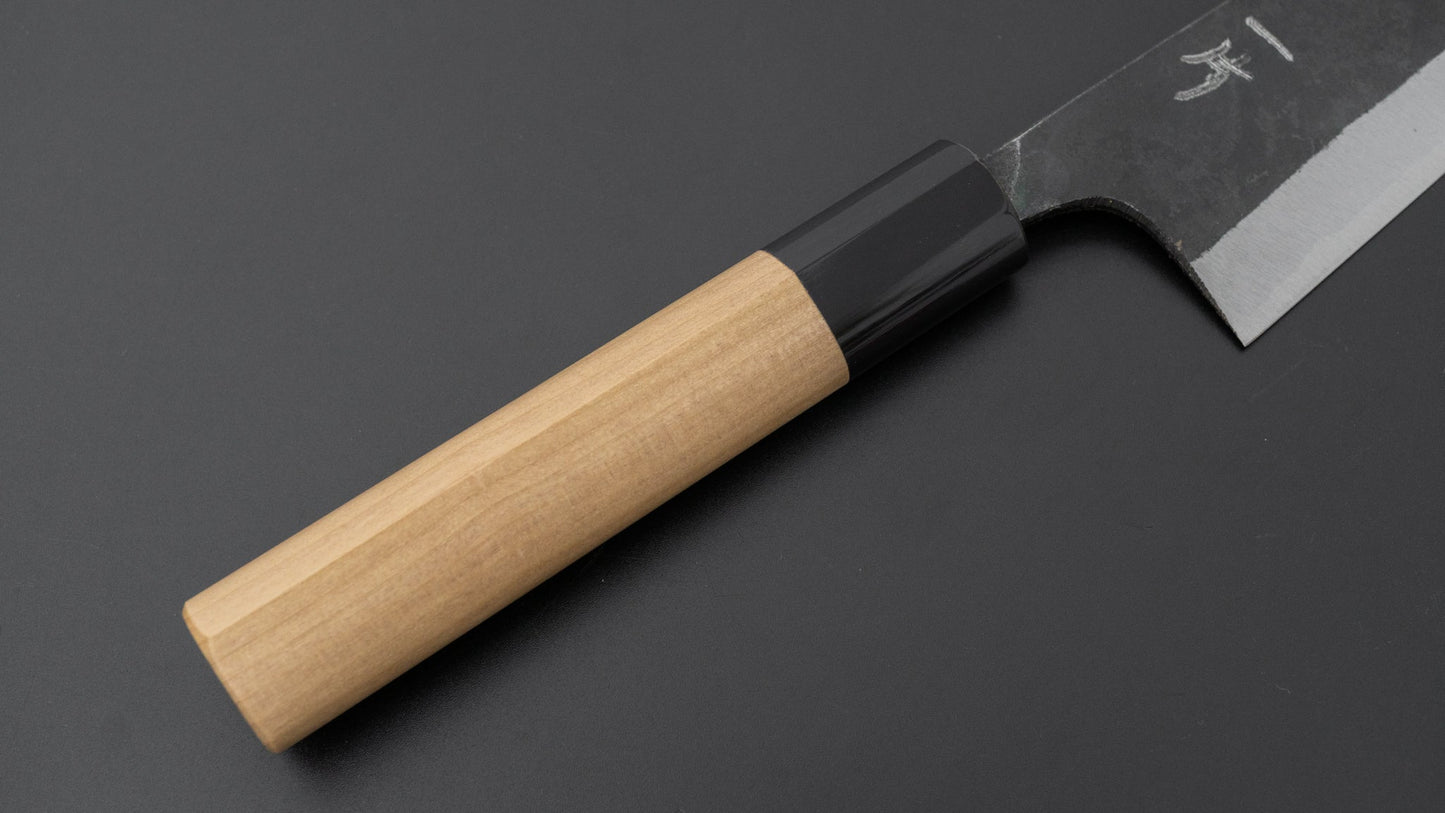 Hitohira Onihiro White #1 Funayuki 120mm Ho Wood Handle (D-Shape)