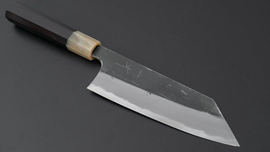 Hitohira Togashi Blue #2 Kurouchi Bunka Ebony Handle