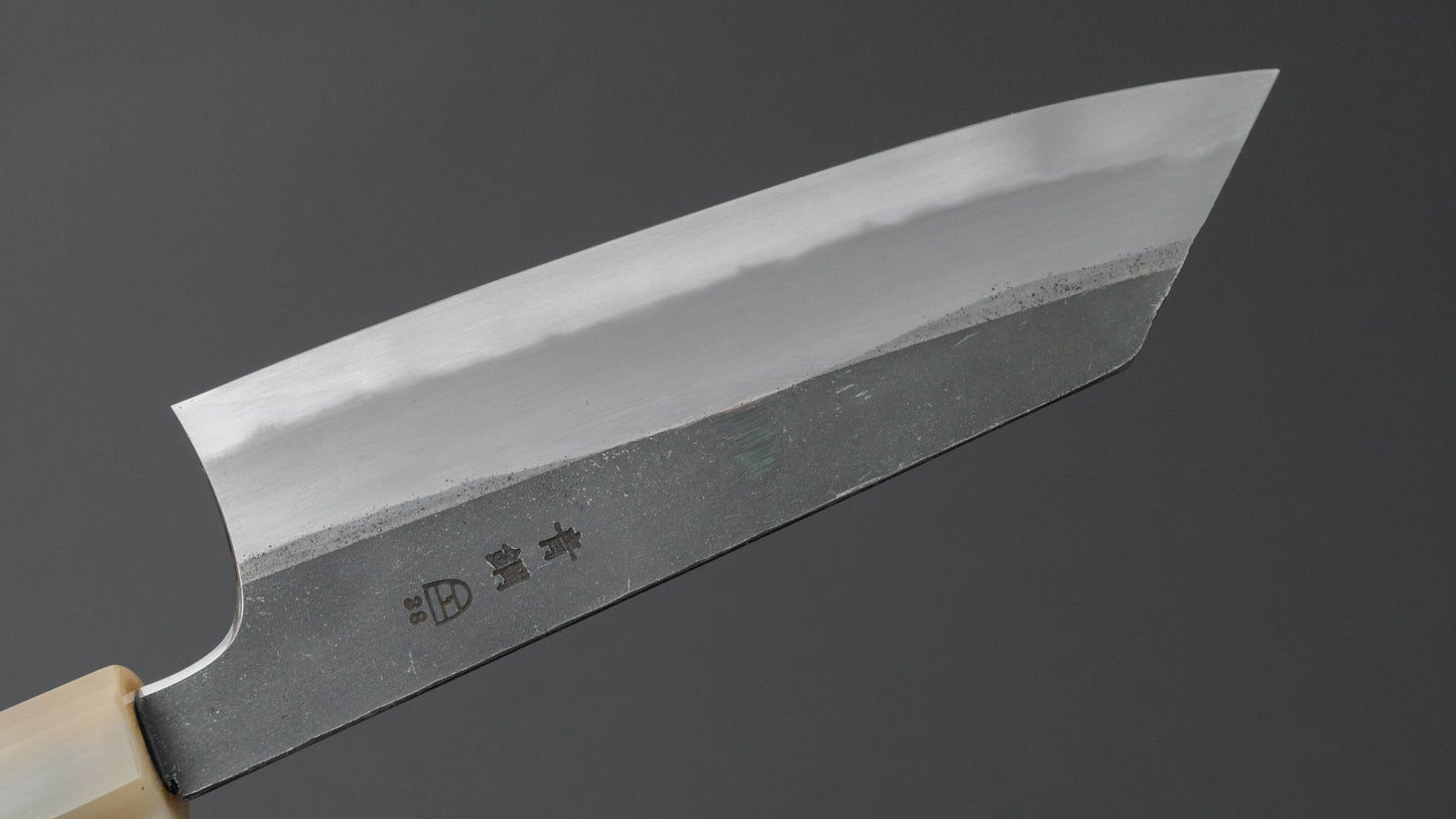 Hitohira Togashi Blue #2 Kurouchi Bunka Ebony Handle