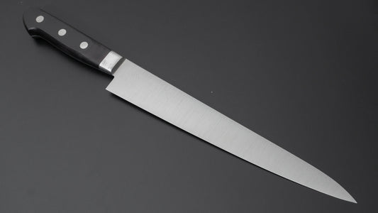 Hitohira Ashi Wit #2 Sujihiki 240 mm Pakka-handvat