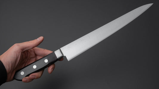 Hitohira Ashi White #2 Sujihiki 240mm Pakka Handle