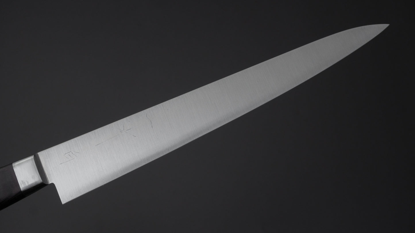 Hitohira Ashi White #2 Sujihiki 240mm Pakka Handle