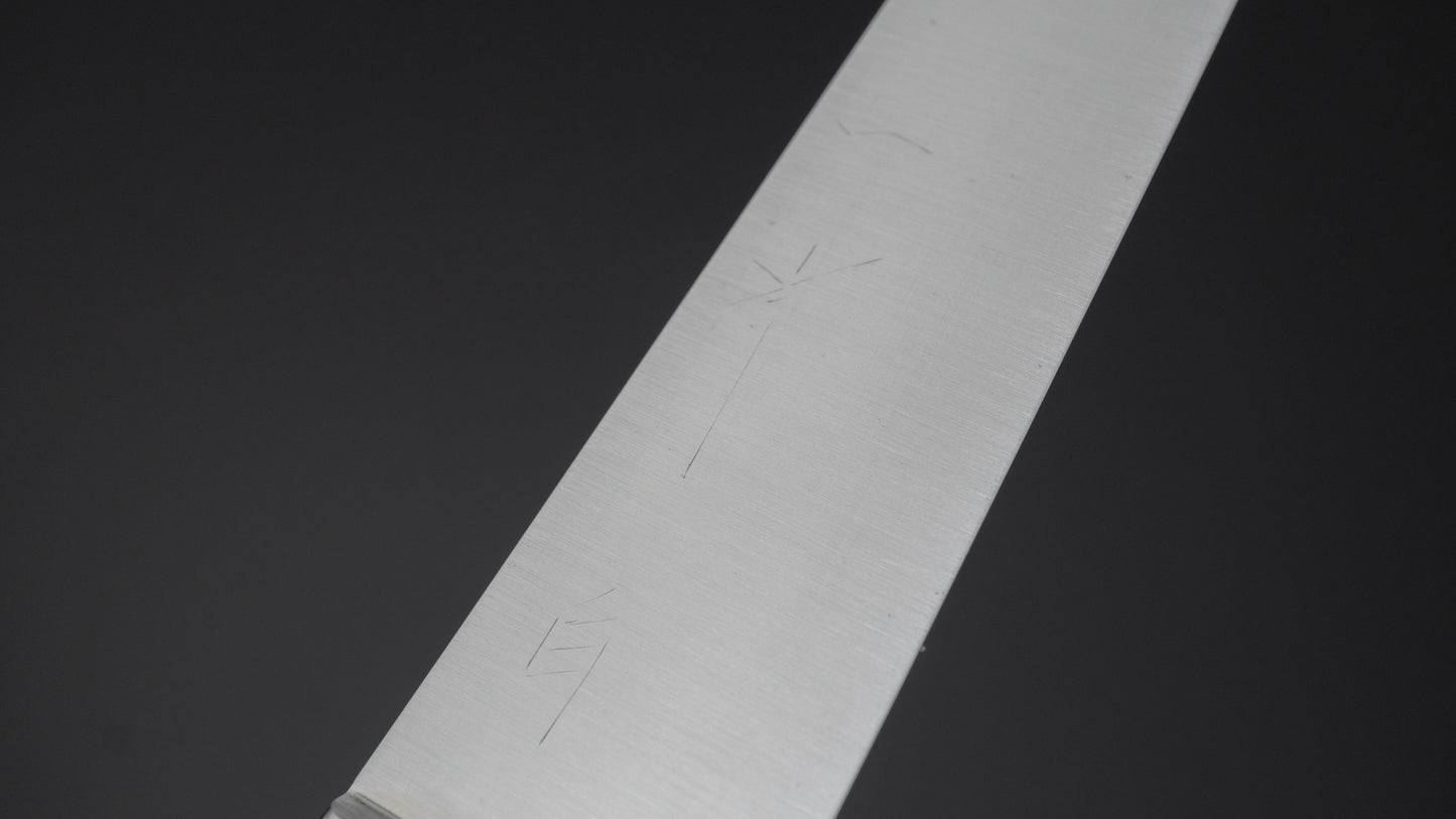 Hitohira Ashi White #2 Sujihiki 240mm Pakka Handle