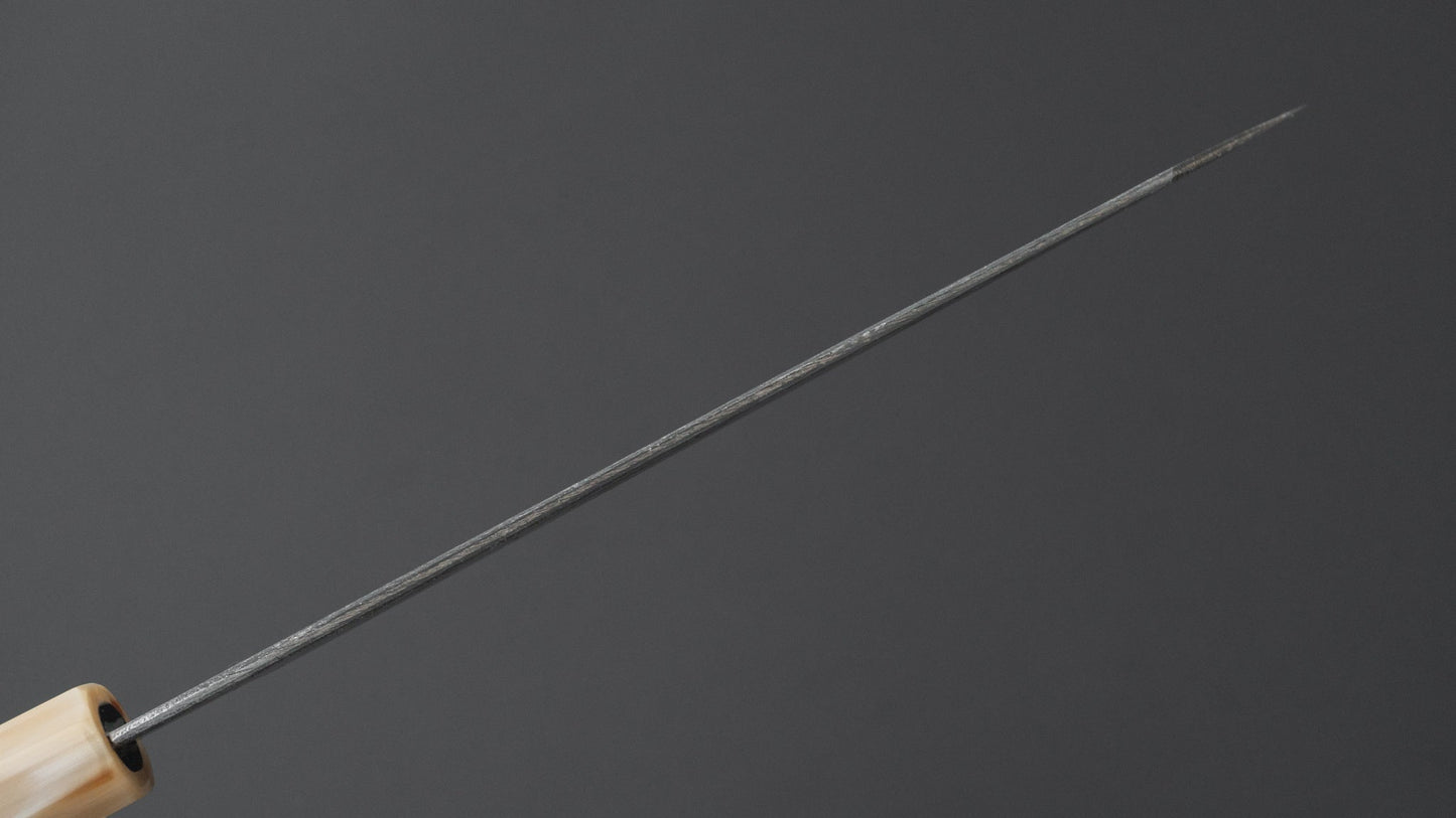 Hitohira Togashi Blue #2 Kurouchi Kiritsuke Gyuto 210mm Ebony Handle