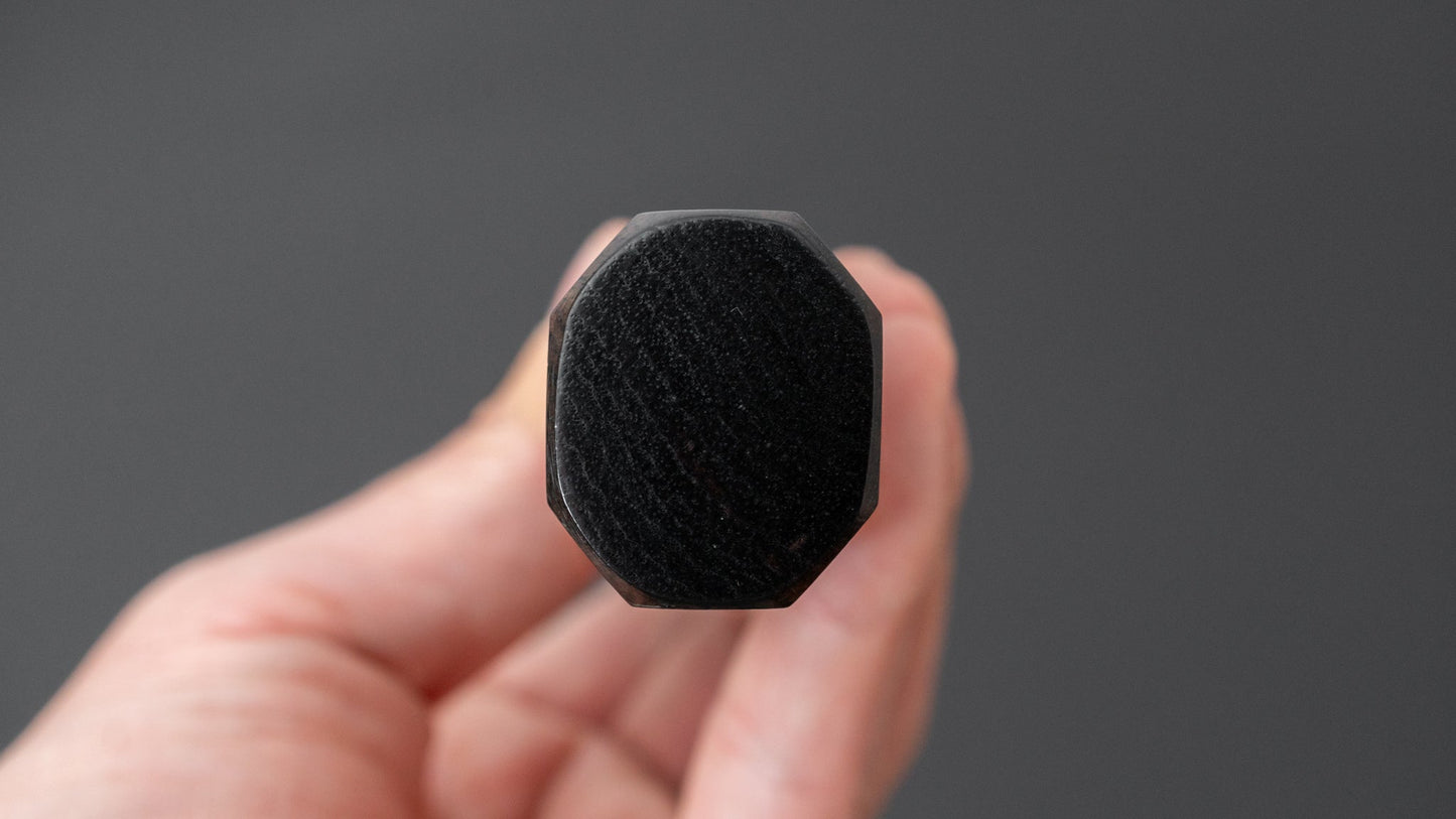 Hitohira Togashi Blue #2 Kurouchi Kiritsuke Gyuto 210mm Ebony Handle