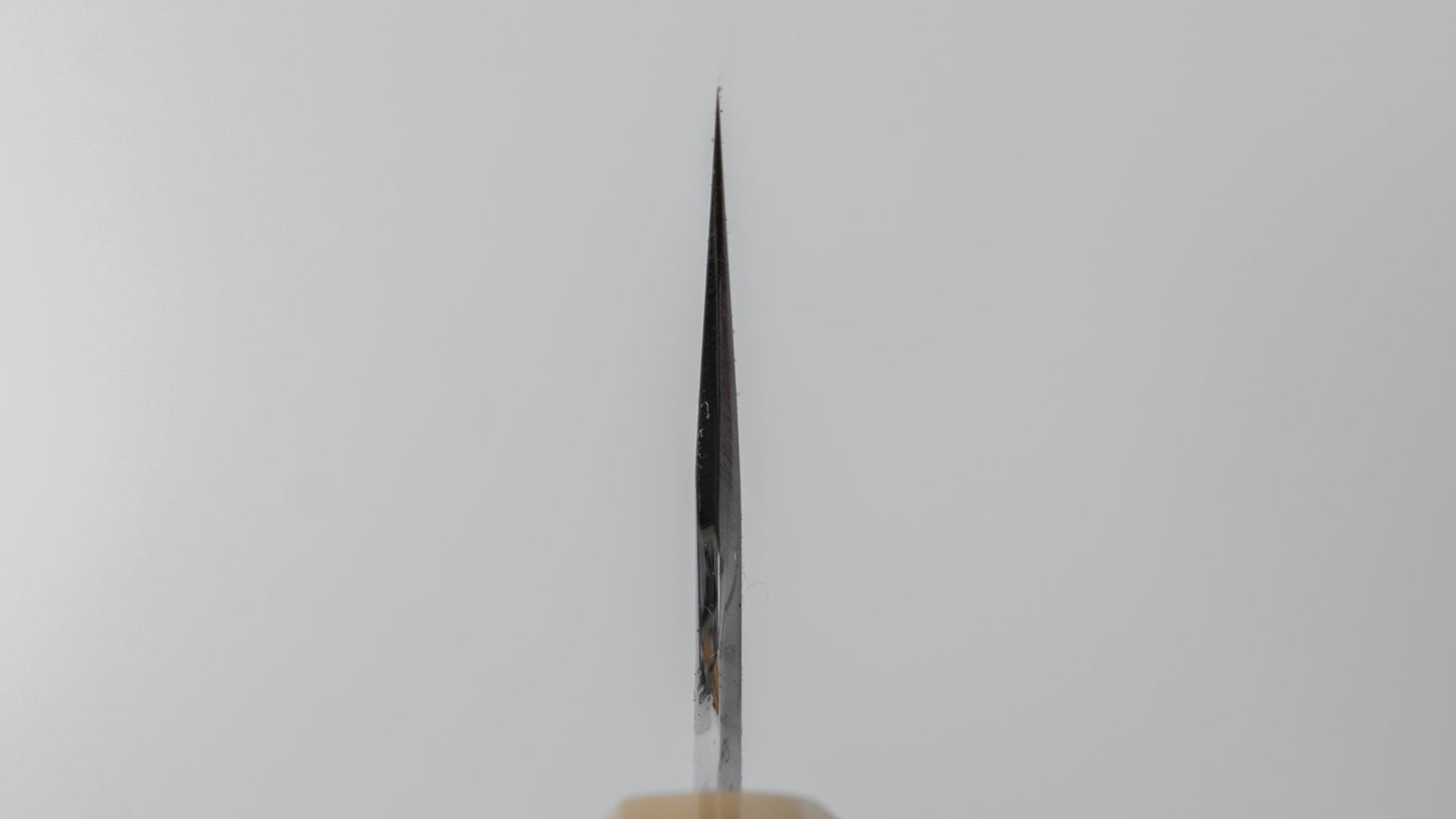 Hitohira Togashi Blue #2 Kurouchi Kiritsuke Gyuto 210mm Ebony Handle