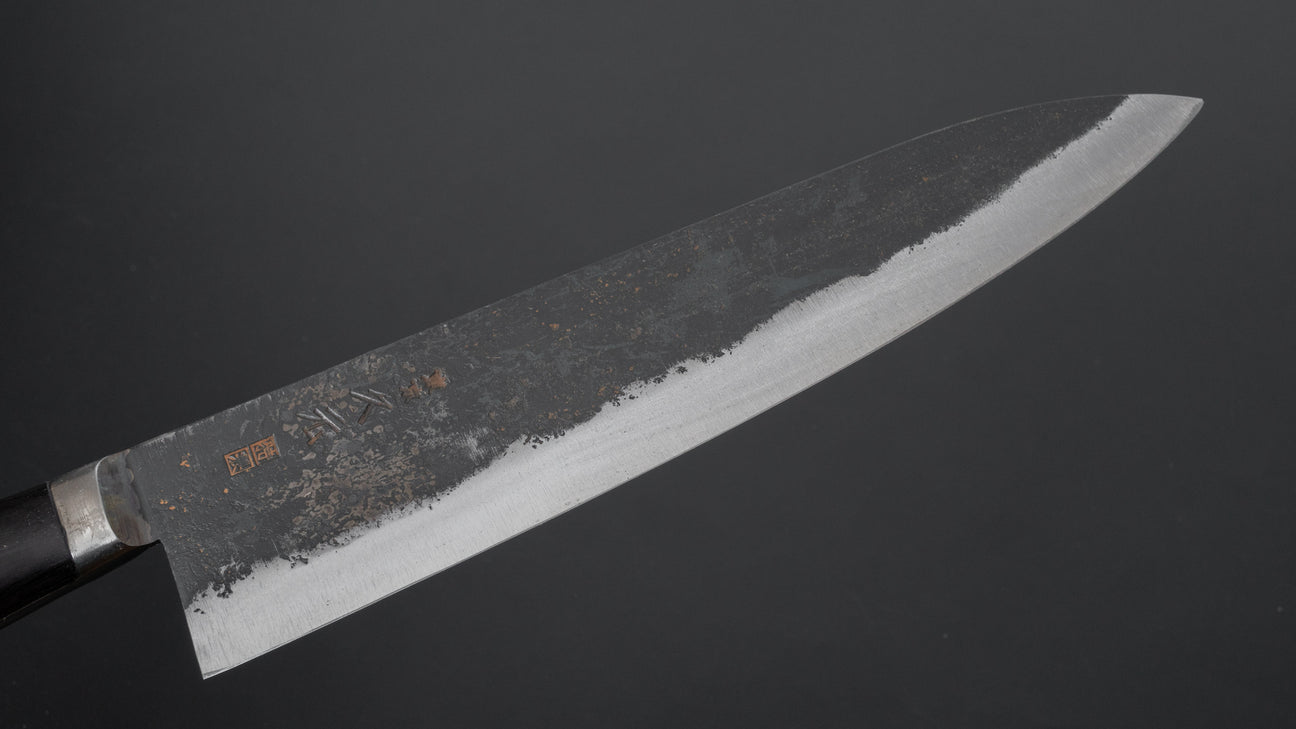 Morihei Hisamoto Kurouchi White #1 Gyuto 240mm Pakka Handle