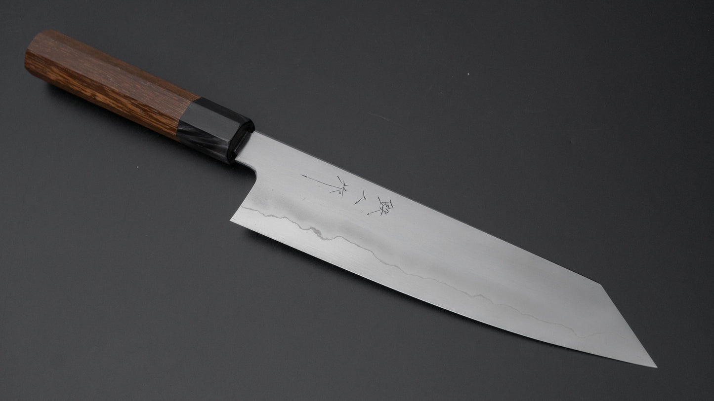 Tetsujin Zilver #3 Ukiba Kiritsuke Gyuto 210 mm Taihei Tagayasan-handvat
