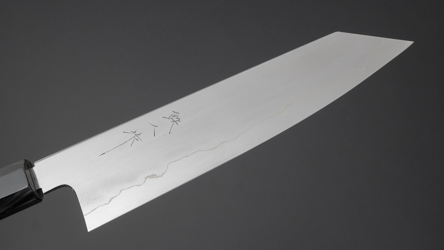 Tetsujin Zilver #3 Ukiba Kiritsuke Gyuto 210 mm Taihei Tagayasan-handvat