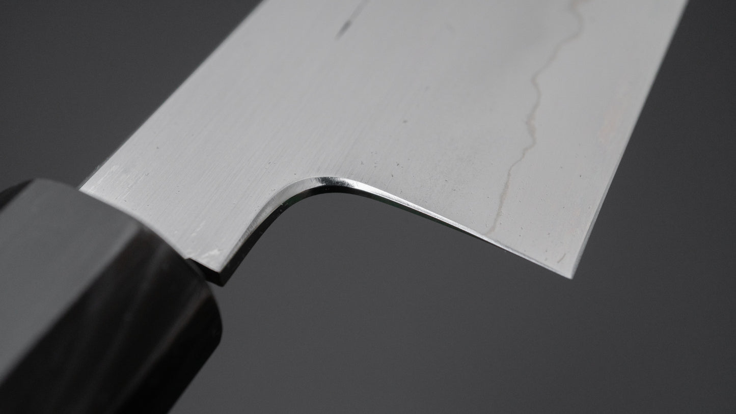 Tetsujin Zilver #3 Ukiba Kiritsuke Gyuto 210 mm Taihei Tagayasan-handvat