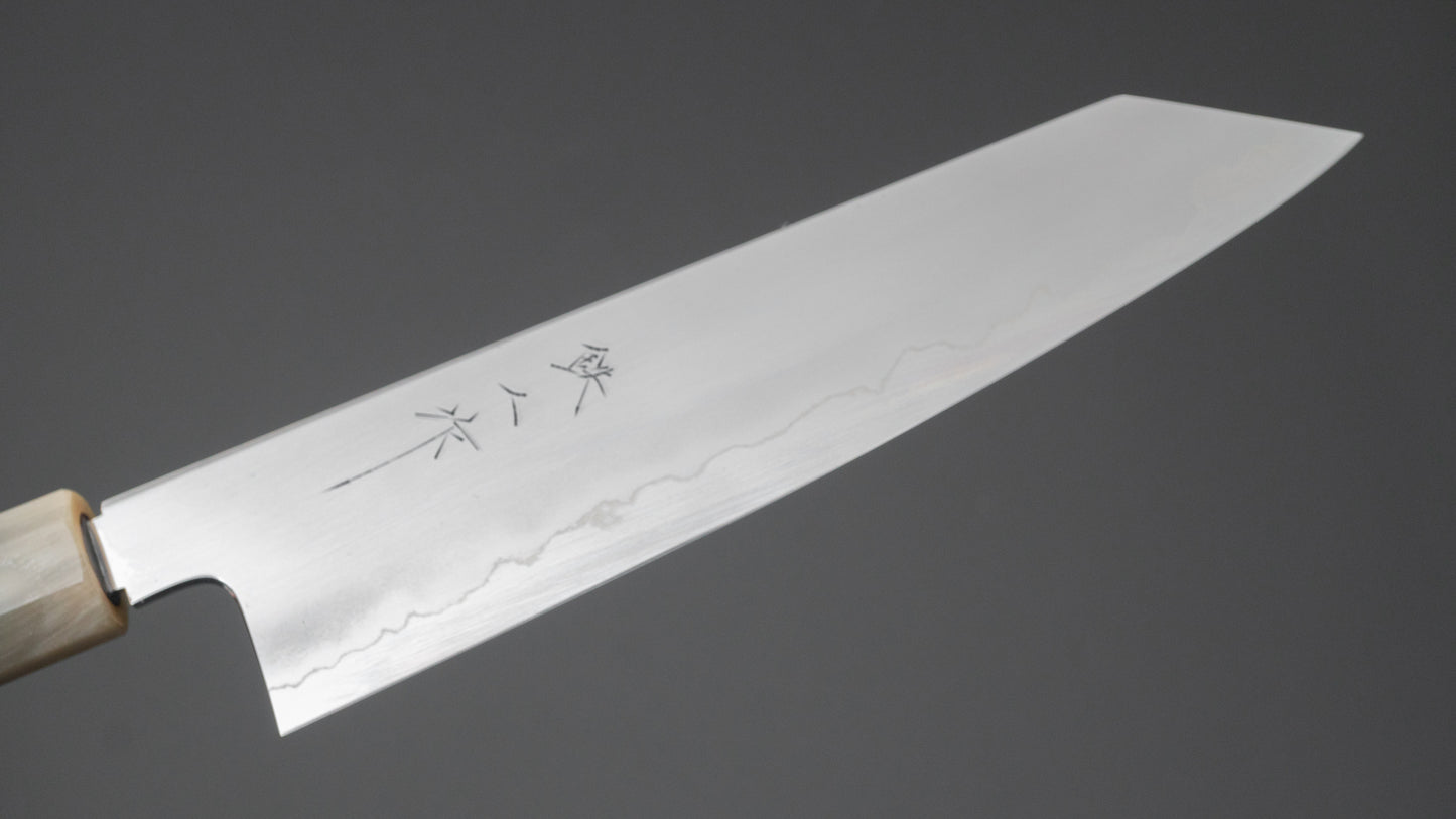 Tetsujin Zilver #3 Ukiba Kiritsuke Gyuto 210 mm Taihei palissander handvat